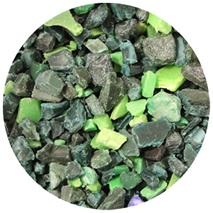 Mixed Green Polyethylene