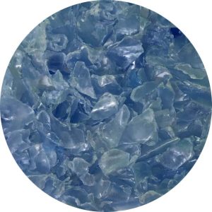 Pet Clear Ligth Blue Flask
